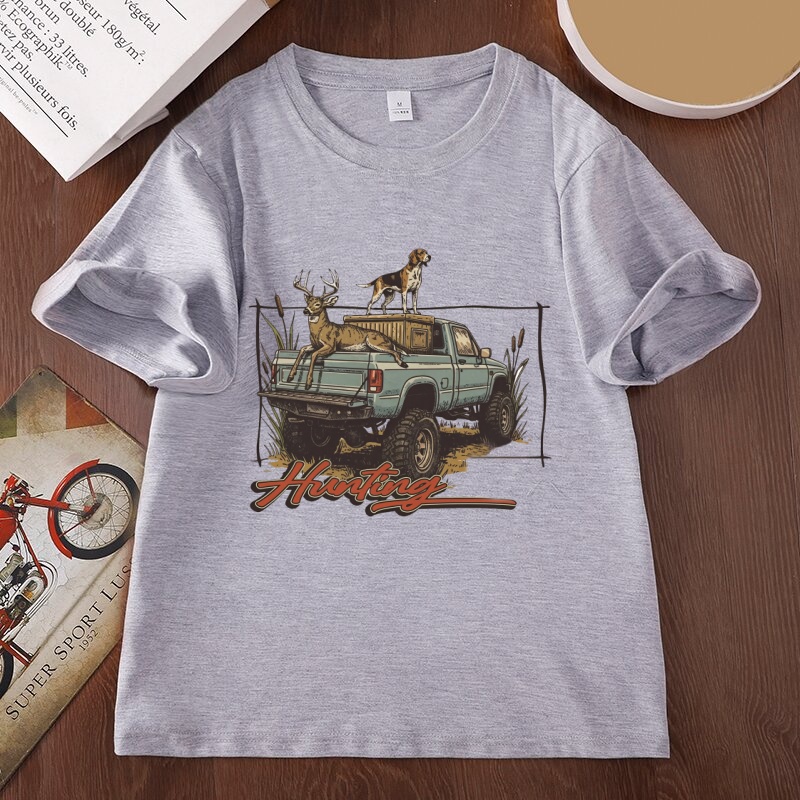 Hunting Dog Outdoor - Avcılık Tişörtü Geyik Avcılığı Tişörtü Köpek