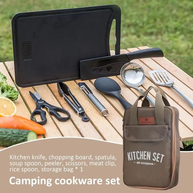 8 adet Kamp Mutfak Tencere Set - Outdoor Hunting Kitchen incelemesi ve fiyatı
